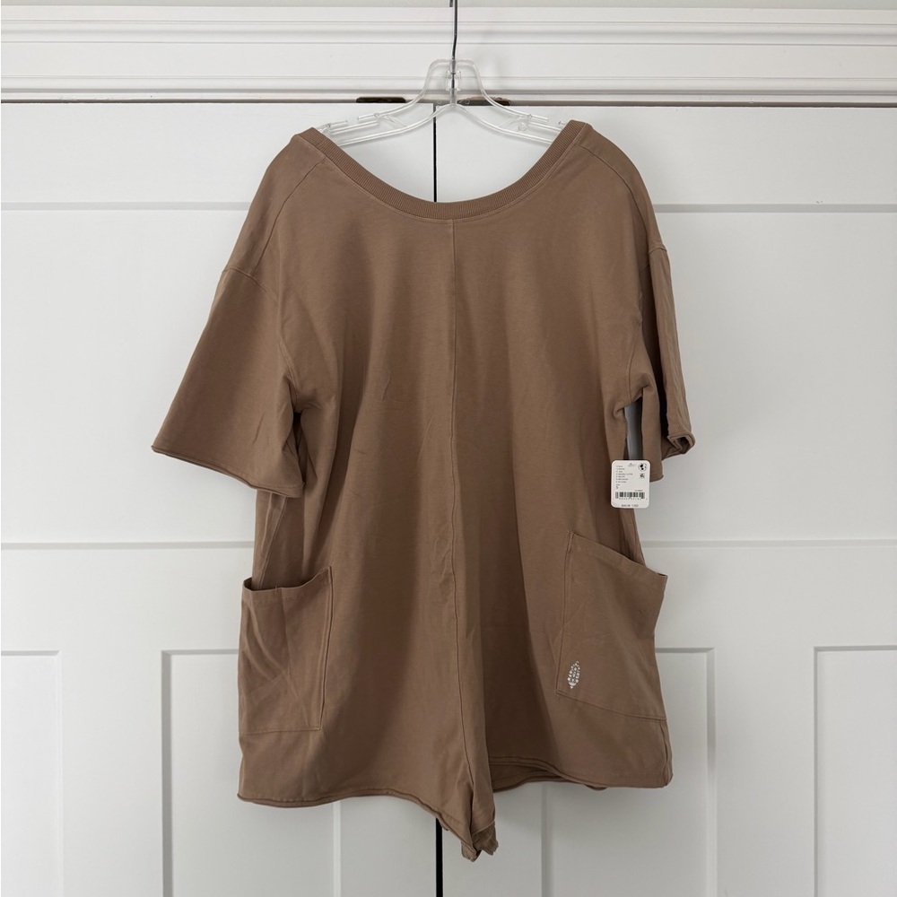 Free People Hot Shot Tee Romper NEW WITH TAGS